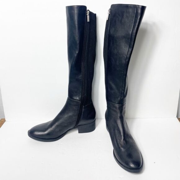 Kenneth Cole Lina Tall Black Leather Boots Women’s Elegant Western Size 8 NWT - Picture 5 of 10